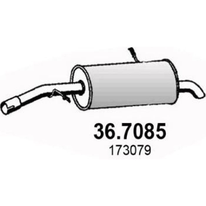 ASSO Endschalldämpfer 36.7085