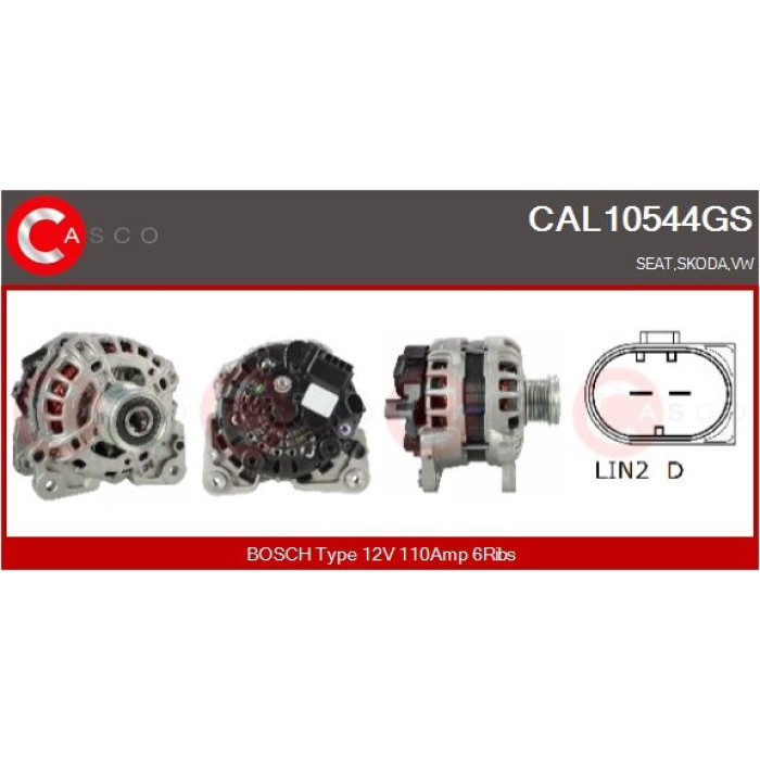 CASCO Generator CAL10544GS CASCO Generator CAL10544GS