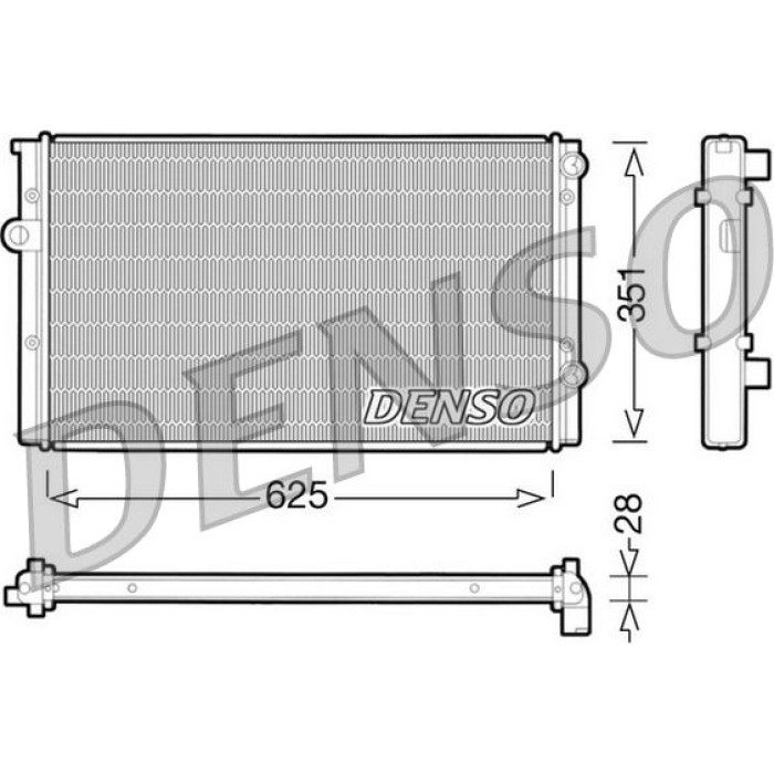 Denso Motorkühler DRM32008 Denso Motorkühler DRM32008