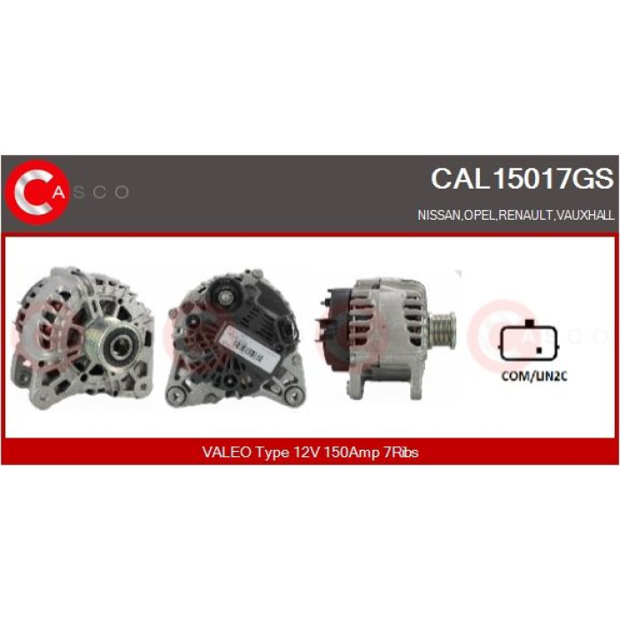 CASCO Generator CAL15017GS CASCO Generator CAL15017GS