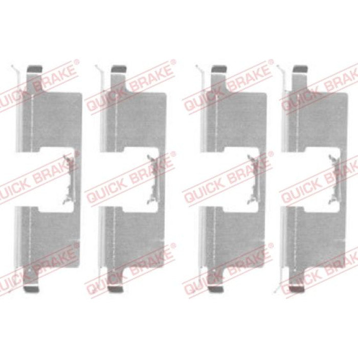 Quick Brake Montagesatz für Bremsbeläge 109-1745 Quick Brake Montagesatz für Bremsbeläge 109-1745