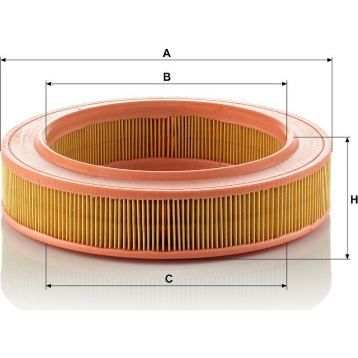 MANN-FILTER Luftfilter C 2552/1 MANN-FILTER Luftfilter C 2552/1
