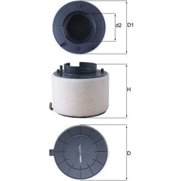 MAHLE Luftfilter LX 4249 MAHLE Luftfilter LX 4249