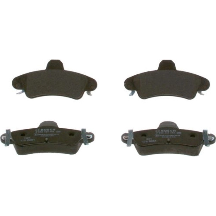 Bosch Bremsbelagsatz 0 986 424 744 Bosch Bremsbelagsatz 0 986 424 744
