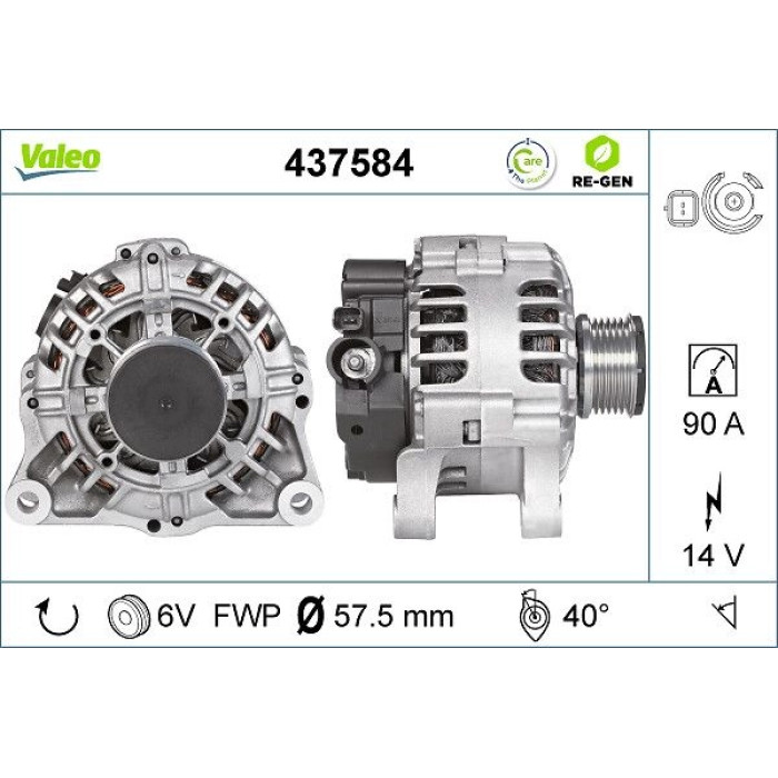 Valeo Lichtmaschine 437584 Valeo Lichtmaschine 437584