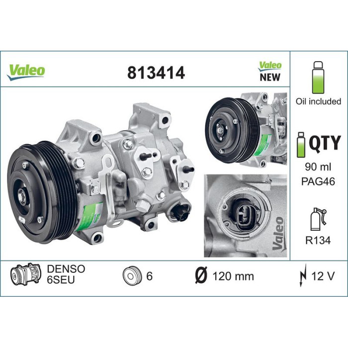 Valeo Kompressor 813414 Valeo Kompressor 813414