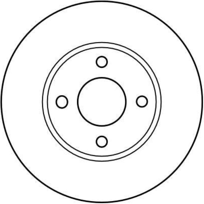 TRW Bremsscheibe Nissan Almera DF4019 TRW Bremsscheibe Nissan Almera DF4019