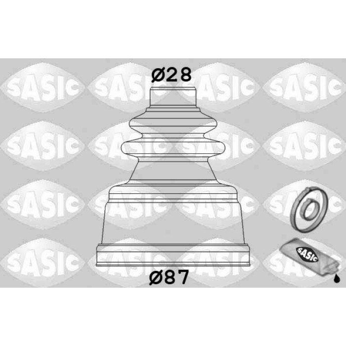 SASIC Faltenbalgsatz, Antriebswelle 1900018 SASIC Faltenbalgsatz, Antriebswelle 1900018
