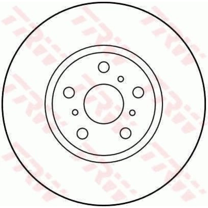 TRW Bremsscheibe DF3093 TRW Bremsscheibe DF3093