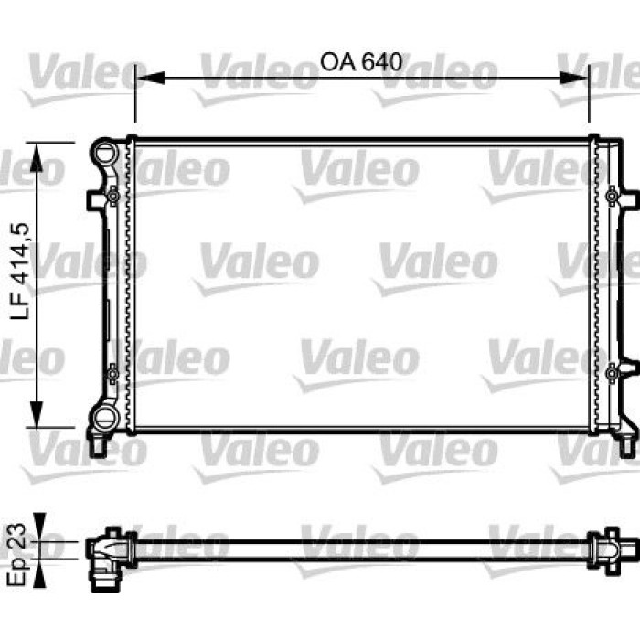 Valeo Motorkühler 734332
