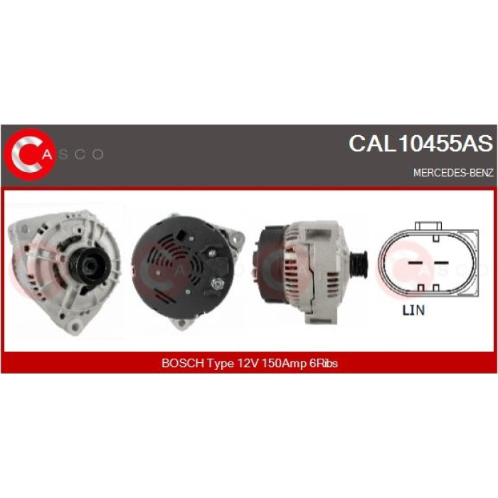 CASCO Generator CAL10455AS CASCO Generator CAL10455AS