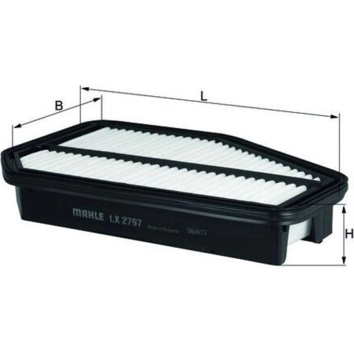 MAHLE Luftfilter LX 2797 MAHLE Luftfilter LX 2797