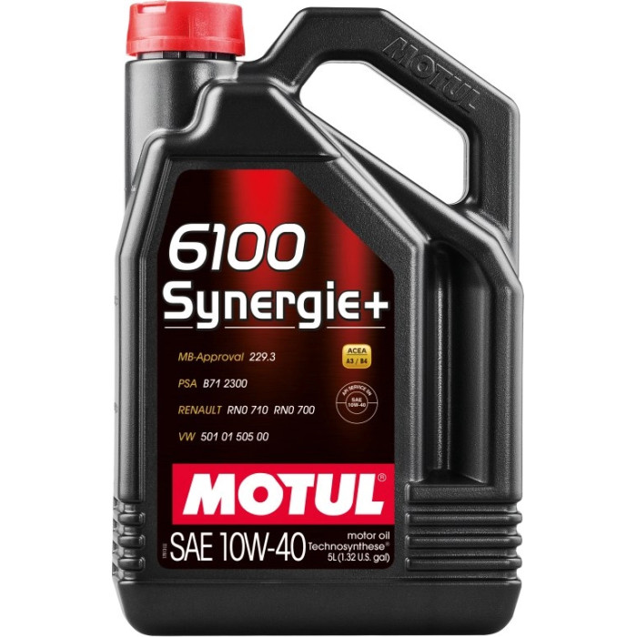 Motul 6100 Synergie+ Motoröl 10W-40 5 Liter 108647 Motul 6100 Synergie+ Motoröl 10W-40 5 Liter 108647