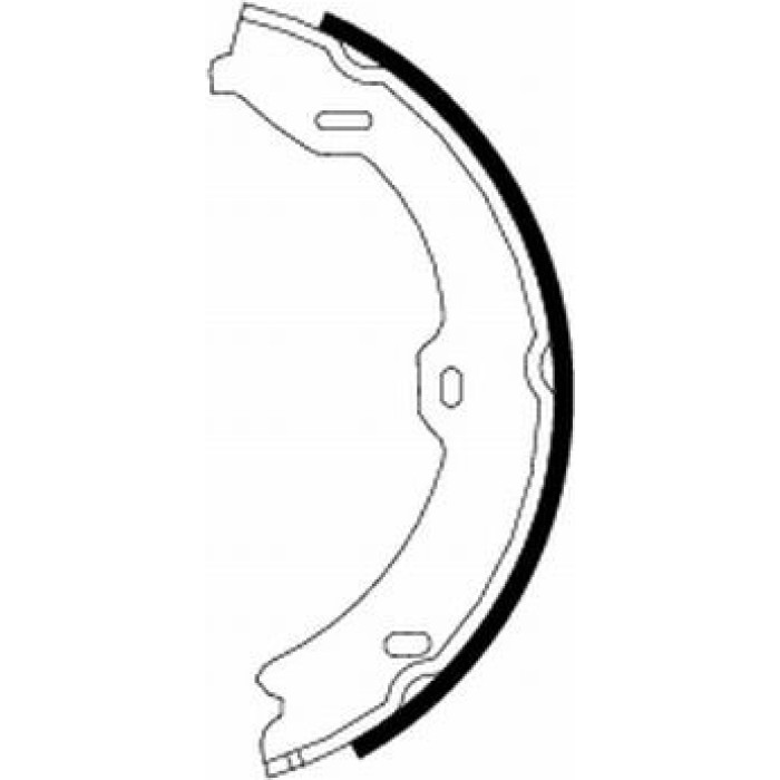Textar Handbremsbackensatz 91067000