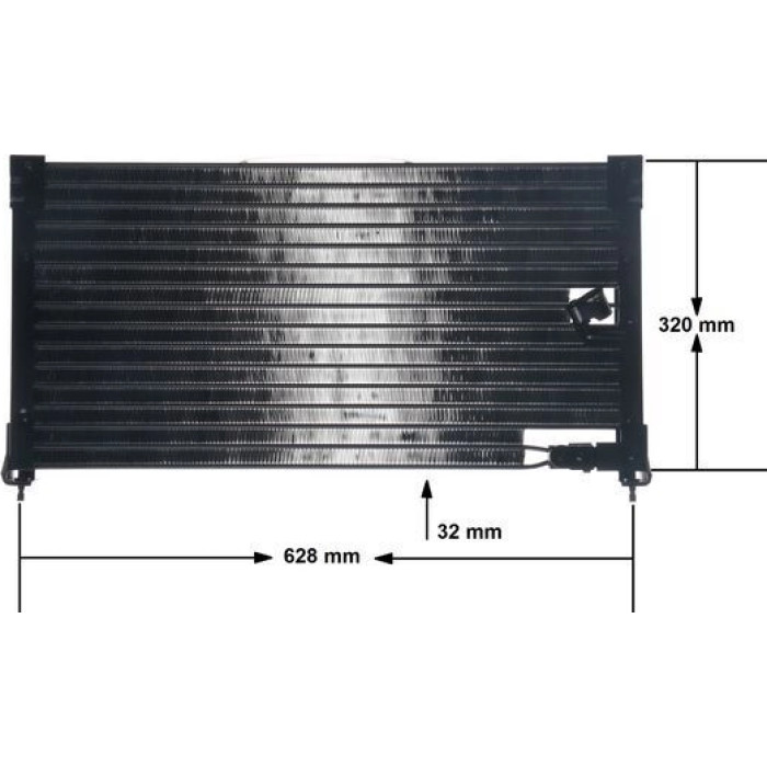 Kondensator, Klimaanlage AC 178 000S Kondensator, Klimaanlage AC 178 000S