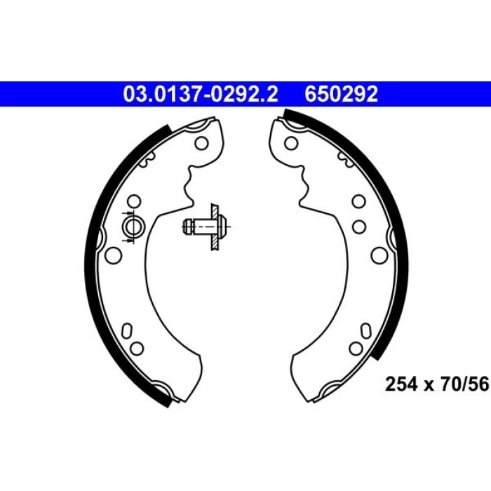 ATE Bremsbacken 03.0137-0292.2