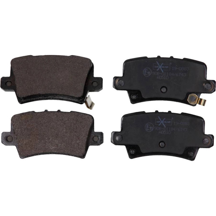 MAXGEAR Bremsbelagsatz 19-0883 Honda Civic 06 MAXGEAR Bremsbelagsatz 19-0883 Honda Civic 06