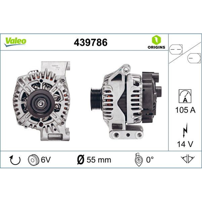 Valeo Lichtmaschine 439786 Valeo Lichtmaschine 439786