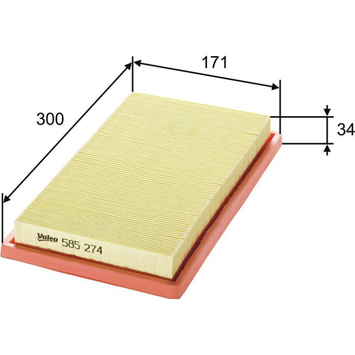 Valeo Luftfilter 585274 Valeo Luftfilter 585274