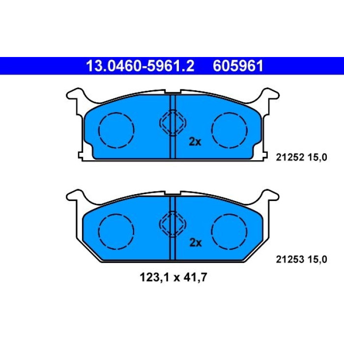 ATE Bremsbeläge 13.0460-5961.2