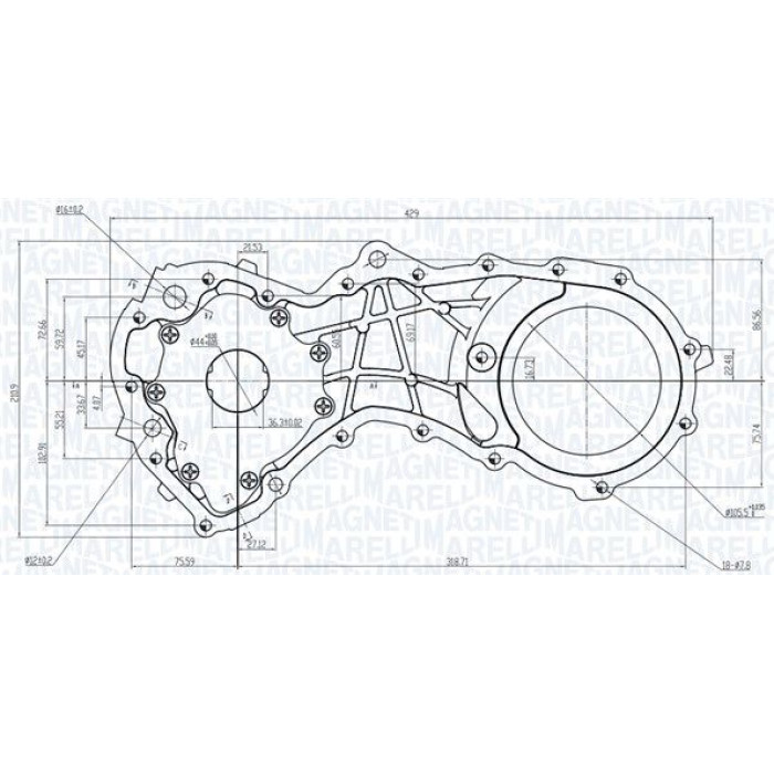 Magneti Marelli Ölpumpe 351516000050