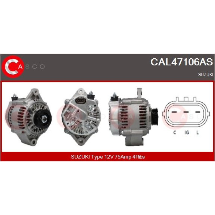 CASCO Generator CAL47106AS CASCO Generator CAL47106AS