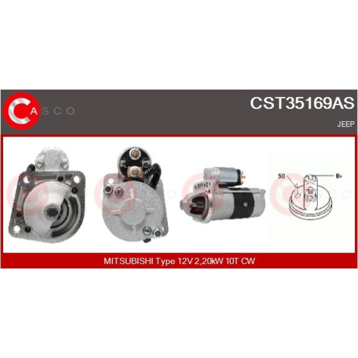 CASCO Anlasser CST35169AS CASCO Anlasser CST35169AS