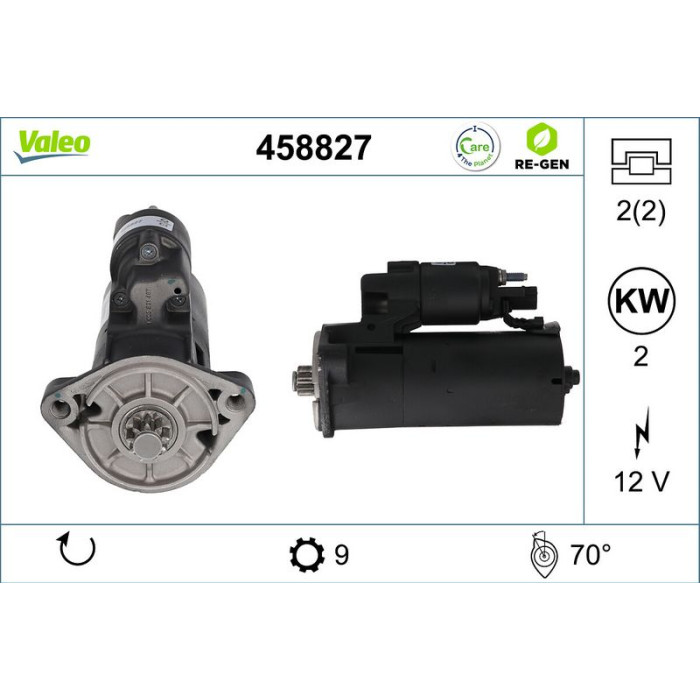 Valeo Anlasser 458827 Valeo Anlasser 458827