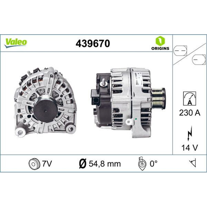 Valeo Lichtmaschine 439670 Valeo Lichtmaschine 439670