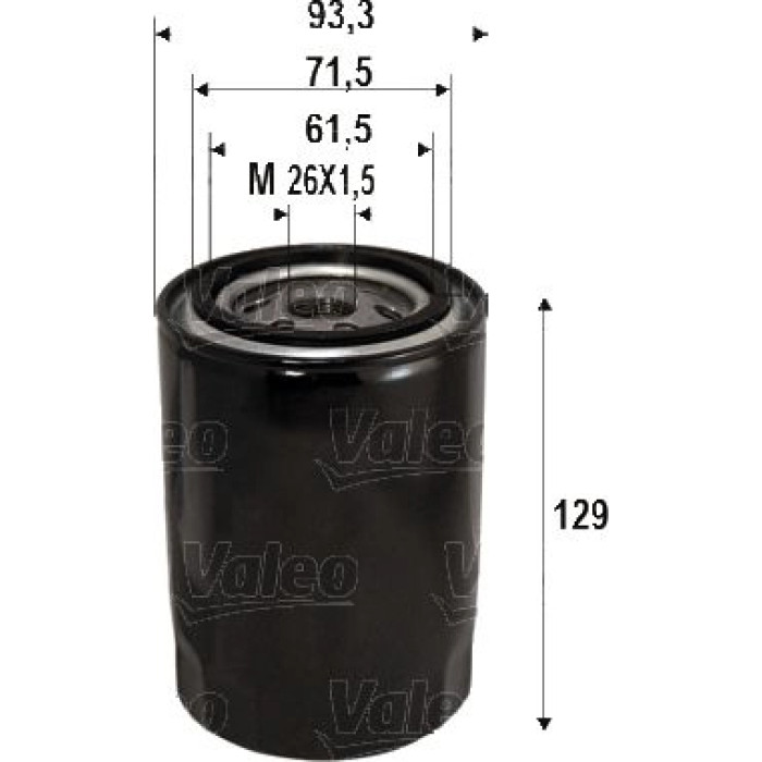Valeo Ölfilter 586095 Valeo Ölfilter 586095
