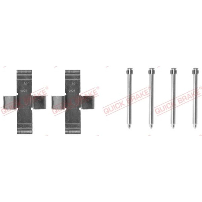 Quick Brake Montagesatz für Bremsbeläge 109-0916 Quick Brake Montagesatz für Bremsbeläge 109-0916