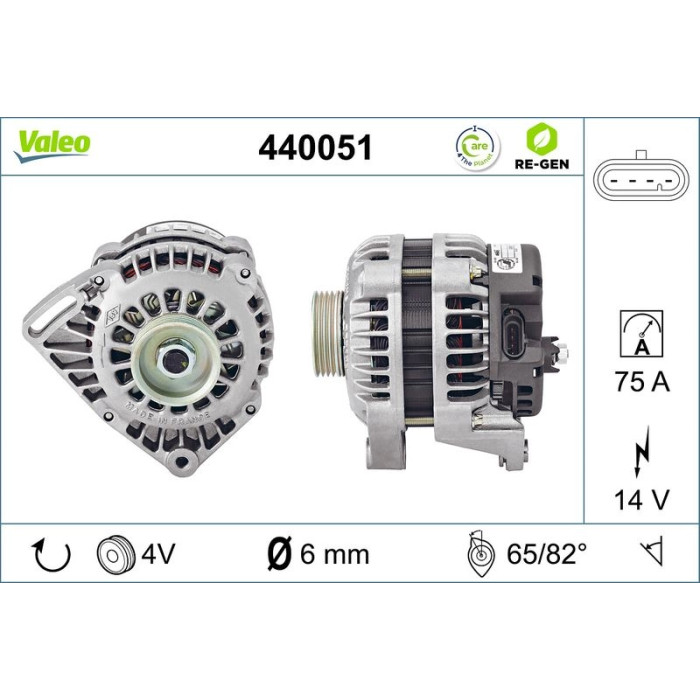 Valeo Lichtmaschine 440051 Valeo Lichtmaschine 440051