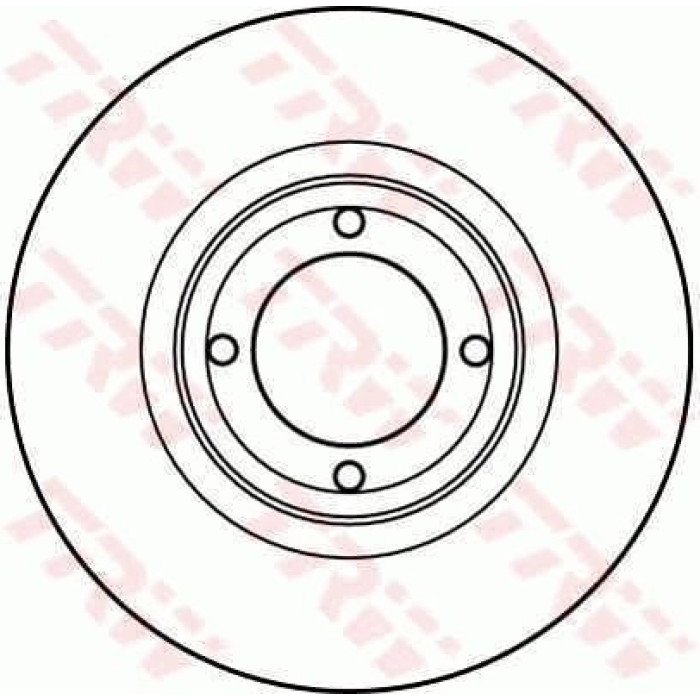TRW Bremsscheibe DF2613 TRW Bremsscheibe DF2613