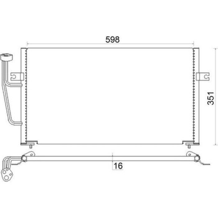 MAHLE Kondensator, Klimaanlage AC 193 000S MAHLE Kondensator, Klimaanlage AC 193 000S