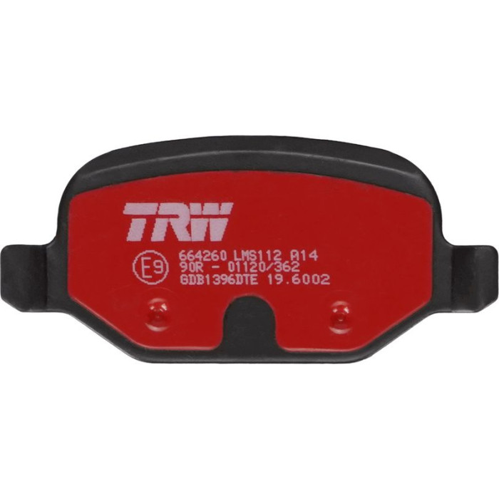 TRW Bremsbelagsatz Alfa T. 147/156/Gt 01-10 Dtec Cotec GDB1396DTE TRW Bremsbelagsatz Alfa T. 147/156/Gt 01-10 Dtec Cotec GDB1396DTE