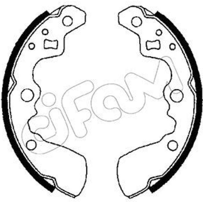 CIFAM Bremsbackensatz 153-398 CIFAM Bremsbackensatz 153-398