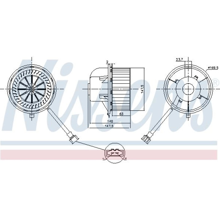 Nissens Innenraumgebläse 87155 Nissens Innenraumgebläse 87155