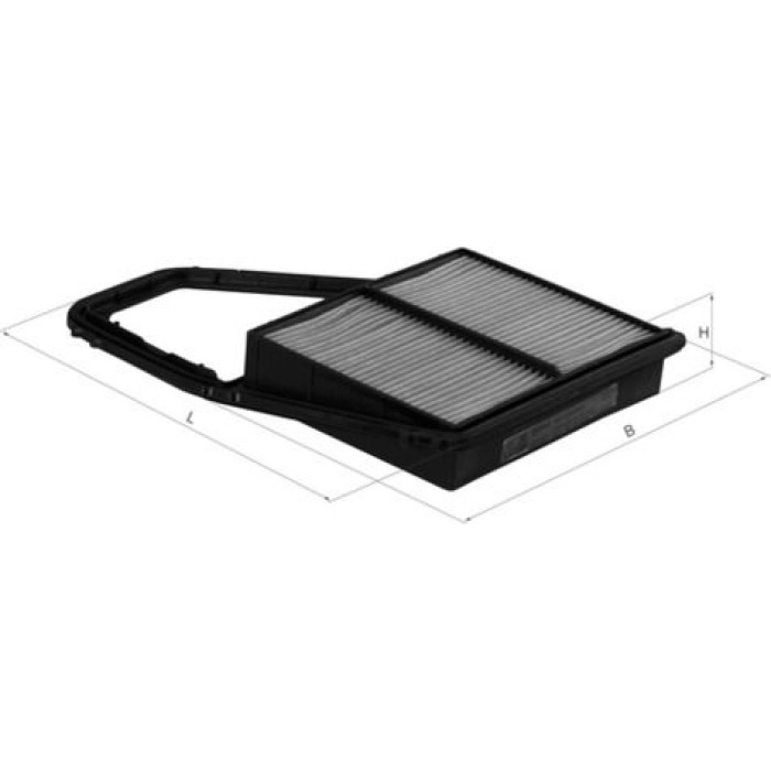 MAHLE Luftfilter LX 1689 MAHLE Luftfilter LX 1689
