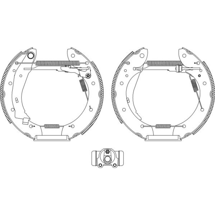 Textar Bremsbackensatz 84053901 Textar Bremsbackensatz 84053901