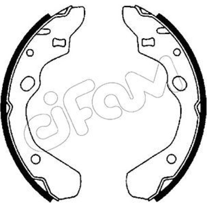 CIFAM Bremsbackensatz 153-207 CIFAM Bremsbackensatz 153-207