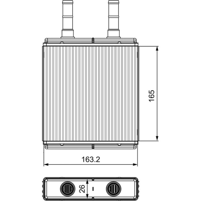 Valeo Wärmetauscher 812427 Valeo Wärmetauscher 812427