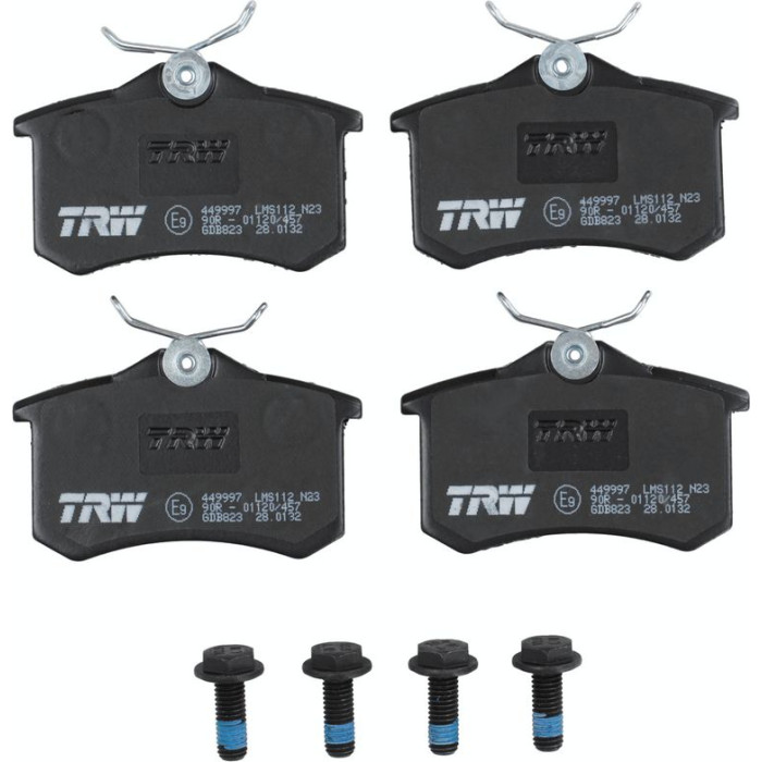 TRW Bremsbeläge Hinterachse GDB823 TRW Bremsbeläge Hinterachse GDB823