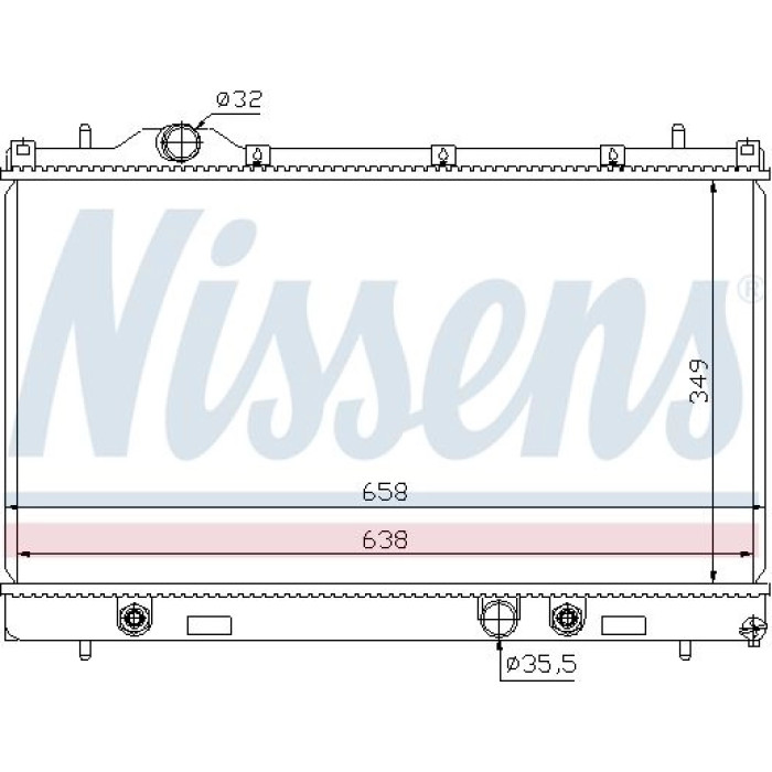 Nissens Wasserkühler PKW 69209 Nissens Wasserkühler PKW 69209