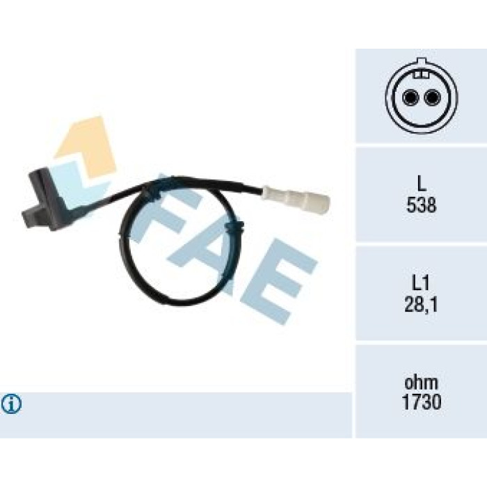 FAE Sensor, Raddrehzahl 78415 FAE Sensor, Raddrehzahl 78415