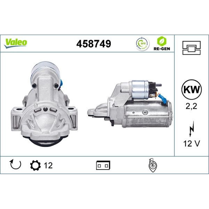 Valeo Anlasser 458749 Valeo Anlasser 458749
