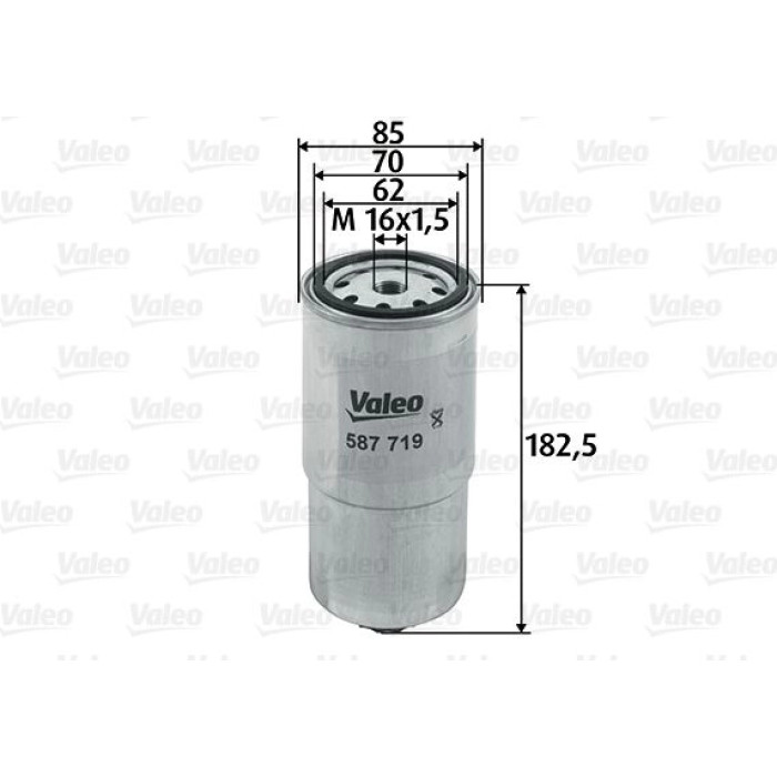 587719 Valeo Kraftstofffilter 587719