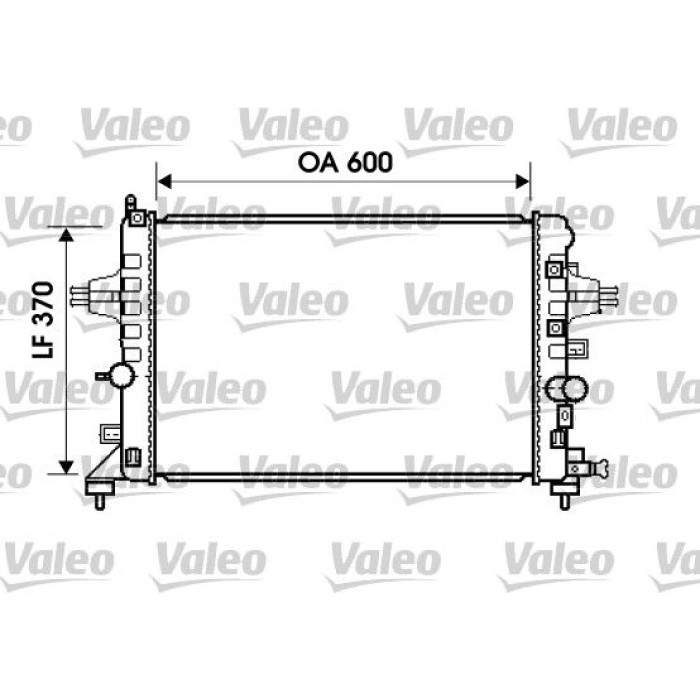 Valeo Motorkühler 734382 Valeo Motorkühler 734382