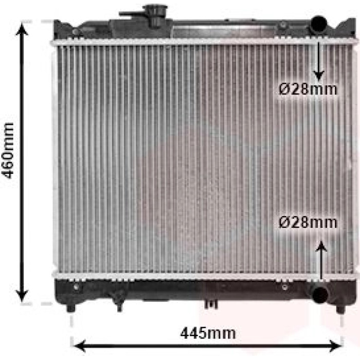 Van Wezel Motorkühler 52002015 Van Wezel Motorkühler 52002015