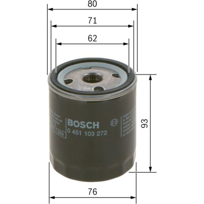 0 451 103 272 Bosch Ölfilter 0 451 103 272 0 451 103 272 Bosch Ölfilter 0 451 103 272