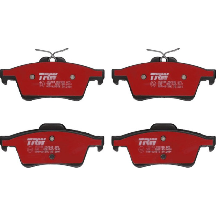 TRW Bremsbelagsatz Renault Espace/Laguna/Latitude/Vel Satis 01- Dtec Cotec GDB1621DTE TRW Bremsbelagsatz Renault Espace/Laguna/Latitude/Vel Satis 01- Dtec Cotec GDB1621DTE